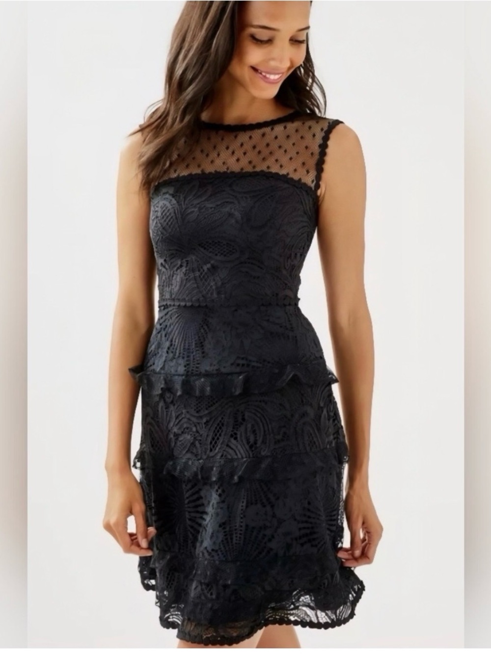 Lilly Pulitzer kasee black lace dress